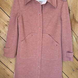 Vintage Mauve Trench Coat